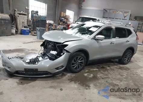 2016 Nissan Rogue Sl из США, поврежденный, VIN 5N1AT2MV4GC783566